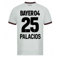 Bayer Leverkusen Exequiel Palacios #25 Vieraspaita 2023-24 Lyhythihainen